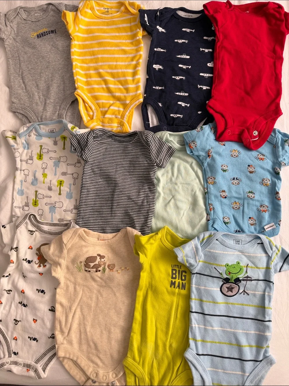 Carter's Baby One-Piece Bodysuit Set - baby boy size newborn